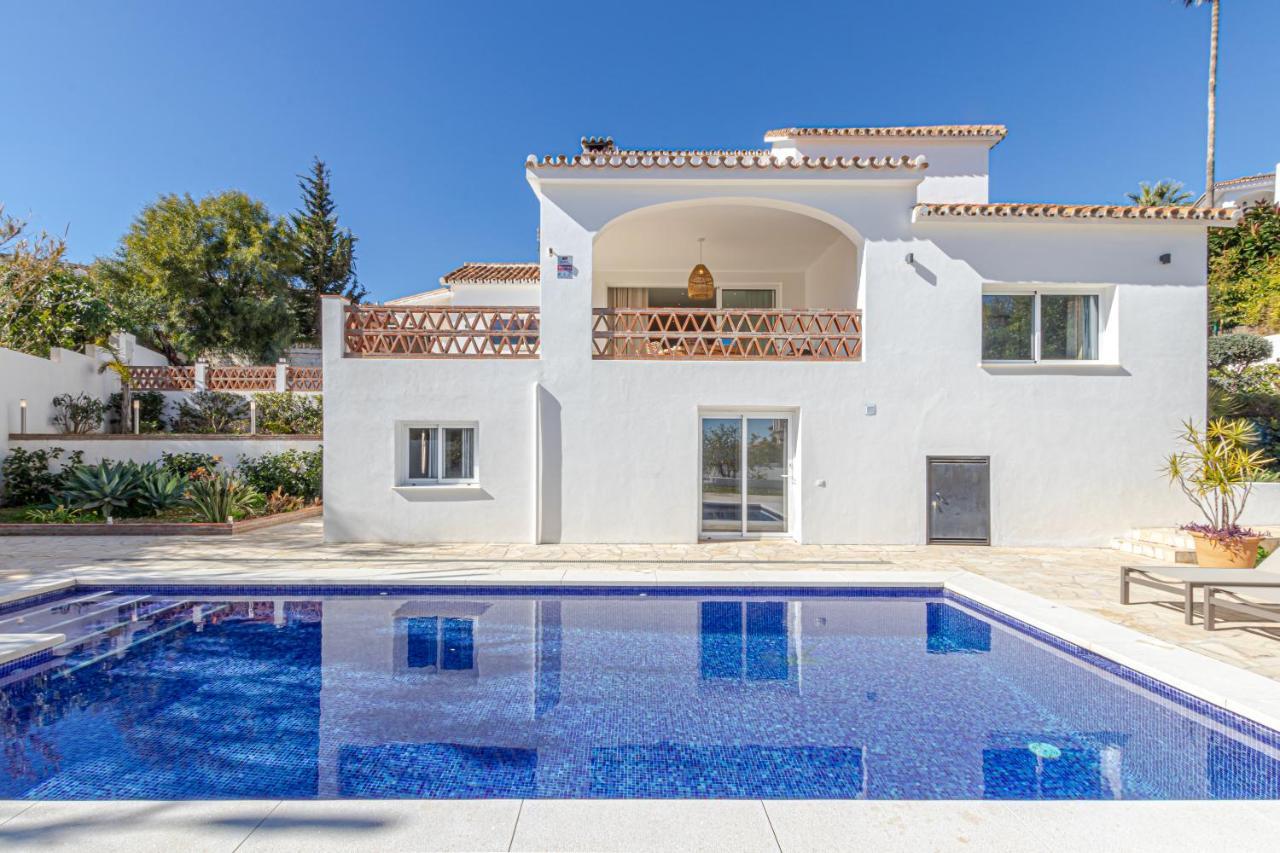 Luxury Villa Andalucia Seaview Private Pool Close To Centre Benalmádena Eksteriør billede
