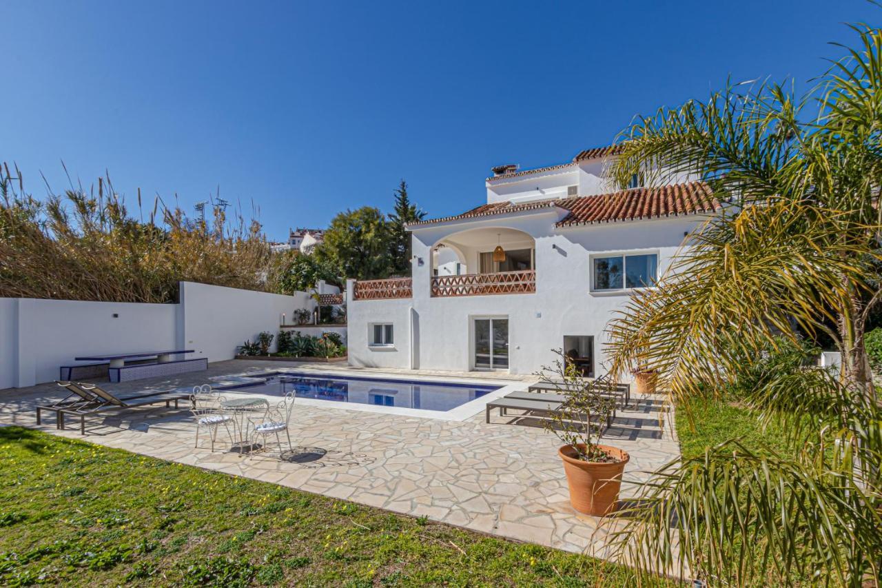 Luxury Villa Andalucia Seaview Private Pool Close To Centre Benalmádena Eksteriør billede
