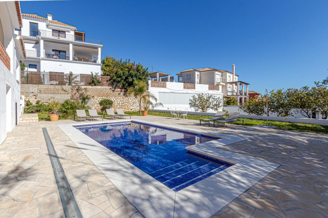 Luxury Villa Andalucia Seaview Private Pool Close To Centre Benalmádena Eksteriør billede