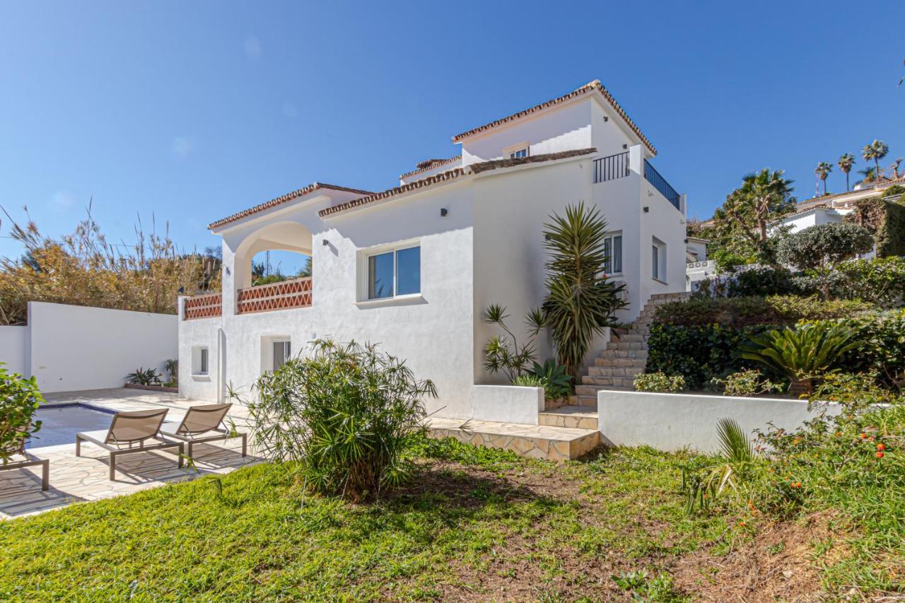Luxury Villa Andalucia Seaview Private Pool Close To Centre Benalmádena Eksteriør billede