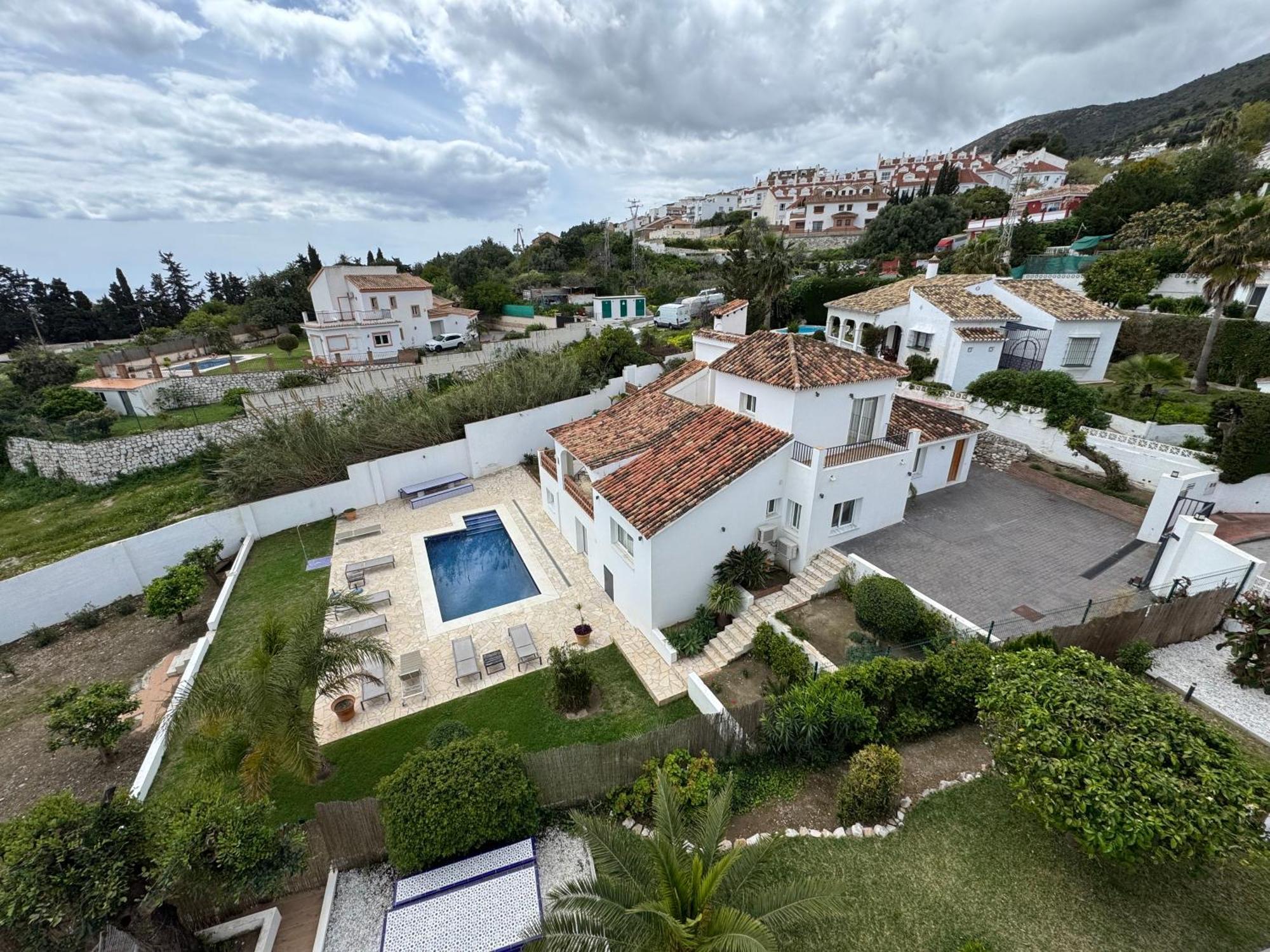 Luxury Villa Andalucia Seaview Private Pool Close To Centre Benalmádena Eksteriør billede